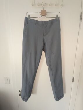 Men's Slim Fit Chino Pants in Slate Gray
